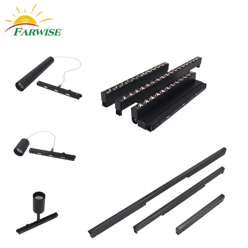 dali dimmable track lighting system for residential shop
